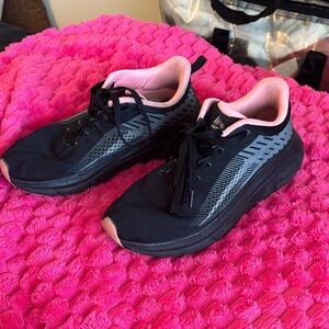 RBX Black and Pink Athletic Shoes